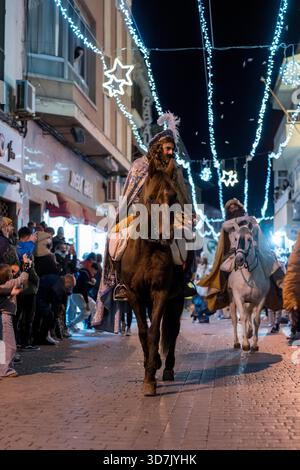 Parade der drei Weisen, Llucmajor, Mallorca, Balearen, Spanien Stockfoto