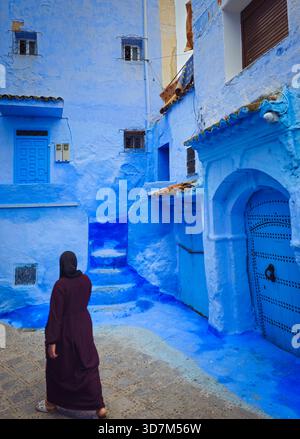 Das Blue Pearl, Chefchaouen, Marokko Stockfoto