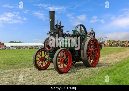 Davey Paxman Traction Engine Number 16849 baute 1911 Registration AF 3373 „Little Audrey“ auf der Smallwood Vintage Rally, Sandbach, Cheshire, England, Großbritannien Stockfoto