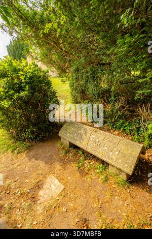 Das Grab von William und Jane Morris in Kelmscott West Oxfordshire Stockfoto