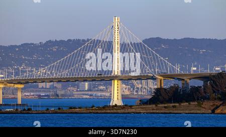Bay Bridge (San Francisco-Oakland Bay Bridge) - San Francisco, Kalifornien, USA Stockfoto