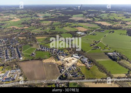 Diakonisches Werk Gladbeck-Bottrop-Dorsten EV Schwickingsfeld und auf dem Beerenkamp mit Baumaßnahmen in Dorsten in Nordrhein-Westfalen. Stockfoto