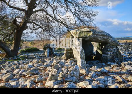 Dyffryn Ardudwy prähistorisches Kammergrab in Nordwales Stockfoto