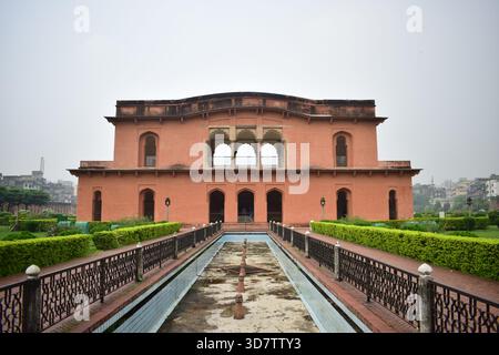 Hamam Khana im Fort Lalbagh - historische Mogul-Bathhouse-Architektur Stockfoto