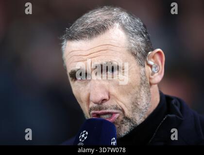 London, Großbritannien. November 2025. Martin Keown während des Spiels Arsenal gegen Bayern München UEFA Champions League im Emirates Stadium in London. Der Bildnachweis sollte lauten: David Klein/Sportimage Credit: Sportimage Ltd/Alamy Live News Stockfoto
