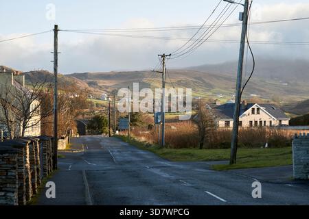 r230 Road in Richtung Ardara durch cashel glencolumbkille County donegal republik irland Stockfoto
