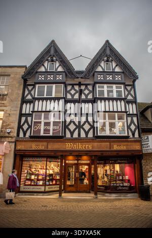 Stamford, 24. November 2025: Marktstadt in Lincolnshire Stockfoto