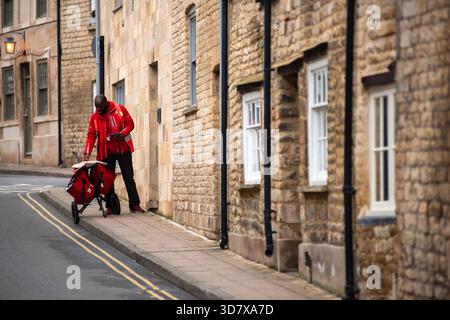 Stamford, 24. November 2025: Marktstadt in Lincolnshire Stockfoto