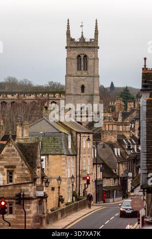 Stamford, 24. November 2025: Marktstadt in Lincolnshire Stockfoto