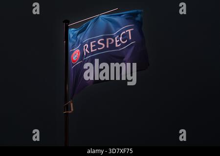 Alkmaar, Niederlande. November 2025. ALKMAAR, 27.11.2025, AFAS-Stadion, Saison 2025/2026, UEFA Europa Conference League, dritte Qualifikationsrunde, Spiel zwischen AZ und Shelbourne, Credit: Pro Shots/Alamy Live News Stockfoto