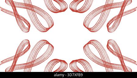 Elegantes nahtloses Muster, wiederholbare Illustration für Oberflächendesign Stockfoto