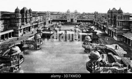 Court of Honour aus Congress Hall - französisch-britische Ausstellung, London 1908. Stockfoto