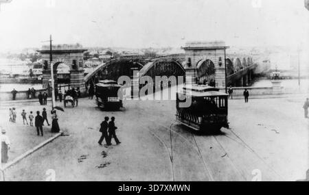 North Quay, Second Victoria Bridge, 1897. Stockfoto
