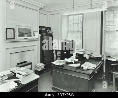 13 Grays Inn Square, Grays Inn, London, 1973. Erdgeschoss, Vorderzimmer. Stockfoto