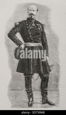 Louis-Jules Trochu (1815–1896), französischer Militär und Politiker, 1891. Stockfoto