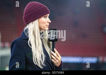 Alkmaar, Niederlande. November 2025. ALKMAAR, 27.11.2025, AFAS-Stadion, Saison 2025/2026, UEFA Europa Conference League, dritte Qualifikationsrunde, Spiel zwischen AZ und Shelbourne, Helene Hendriks Credit: Pro Shots/Alamy Live News Stockfoto