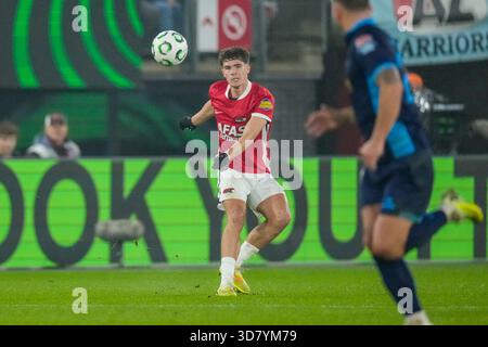 Alkmaar, Niederlande. November 2025. ALKMAAR, NIEDERLANDE - 27. NOVEMBER: Wouter geht gegen AZ Alkmaar 2025/26, AZ Alkmaar 2025, AZ Alkmaar, AZ Alkmaar, AZ Alkmaar, AZ Alkmaar, AZ Alkmaar, AZ Alkmaar, AZ Alkmaar, AZ Alkmaar, AZ Alkmaar, NIEDERLANDE (Foto von Ed van de Pol/Orange Pictures) Credit: Orange Pics BV/Alamy Live News Stockfoto