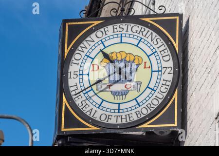 East Grinstead, 26. November 2025: Die Stadtuhr Stockfoto