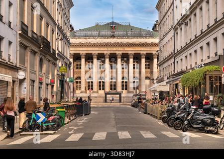 Paris France Börse Gebäude Stockfoto
