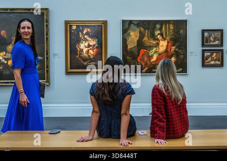 London, Großbritannien. November 2025. Gérard de Lairesse, eine Herbstallegorie Set € 40.000 - 60.000 aus der Old Master Paintinos Day Auction - Highlights aus dem zweitwertvollsten Old Masters Sale in 13 Seasons in Sothebys, London. Darunter auch Gemälde aus dem 19. Jahrhundert. Der Verkauf findet am 3. Dezember statt. Guy Bell/Alamy Live News Stockfoto