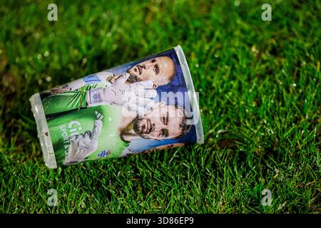 Zwolle, Niederlande. November 2025. ZWOLLE, NIEDERLANDE - 28. NOVEMBER: PEC Zwolle im Stadion MAC3PARK am 28. November 2025 in Zwolle, Niederlande, im niederländischen Eredivisie-Spiel zwischen PEC Zwolle und SC Heerenveen. (Foto: Broer van den Boom/Orange Pictures) Credit: Orange Pics BV/Alamy Live News Stockfoto