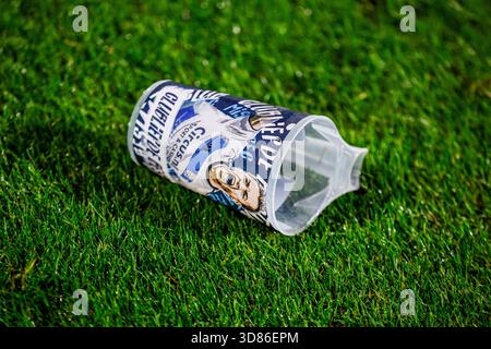 Zwolle, Niederlande. November 2025. ZWOLLE, NIEDERLANDE - 28. NOVEMBER: PEC Zwolle im Stadion MAC3PARK am 28. November 2025 in Zwolle, Niederlande, im niederländischen Eredivisie-Spiel zwischen PEC Zwolle und SC Heerenveen. (Foto: Broer van den Boom/Orange Pictures) Credit: Orange Pics BV/Alamy Live News Stockfoto
