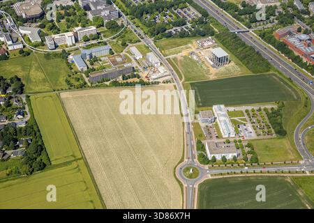 Universitätscampus Dortmund, Fachhochschule Dortmund - Institut für Architektur, Dortmund, Ruhrgebiet, Nordrhein-Westfalen, Germa Stockfoto