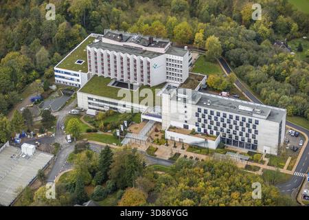 Die Ruhrlandklinik in Heidhausen gehört zum Universitätsklinikum Essen, das der Universität Duisburg-Essen, Essen, Ruhrgebiet, Nordrhein-West zugeordnet ist Stockfoto