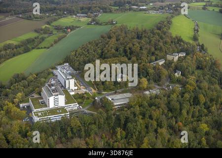 Die Ruhrlandklinik in Heidhausen gehört zum Universitätsklinikum Essen, das der Universität Duisburg-Essen, Essen, Ruhrgebiet, Nordrhein-West zugeordnet ist Stockfoto