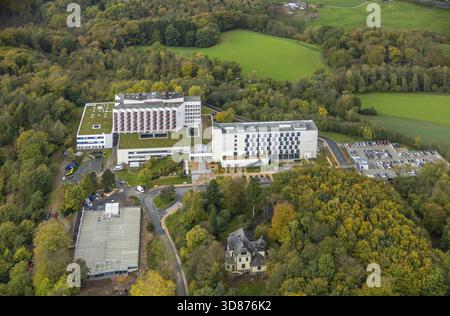Die Ruhrlandklinik in Heidhausen gehört zum Universitätsklinikum Essen, das der Universität Duisburg-Essen, Essen, Ruhrgebiet, Nordrhein-West zugeordnet ist Stockfoto