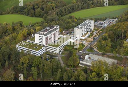 Die Ruhrlandklinik in Heidhausen gehört zum Universitätsklinikum Essen, das der Universität Duisburg-Essen, Essen, Ruhrgebiet, Nordrhein-West zugeordnet ist Stockfoto