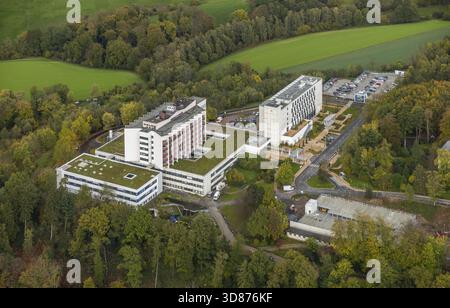 Die Ruhrlandklinik in Heidhausen gehört zum Universitätsklinikum Essen, das der Universität Duisburg-Essen, Essen, Ruhrgebiet, Nordrhein-West zugeordnet ist Stockfoto