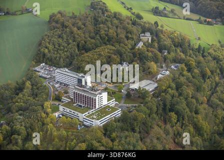 Die Ruhrlandklinik in Heidhausen gehört zum Universitätsklinikum Essen, das der Universität Duisburg-Essen, Essen, Ruhrgebiet, Nordrhein-West zugeordnet ist Stockfoto