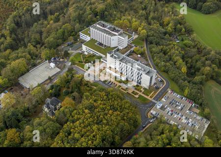 Die Ruhrlandklinik in Heidhausen gehört zum Universitätsklinikum Essen, das der Universität Duisburg-Essen, Essen, Ruhrgebiet, Nordrhein-West zugeordnet ist Stockfoto