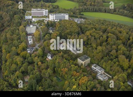 Die Ruhrlandklinik in Heidhausen gehört zum Universitätsklinikum Essen, das der Universität Duisburg-Essen, Essen, Ruhrgebiet, Nordrhein-West zugeordnet ist Stockfoto