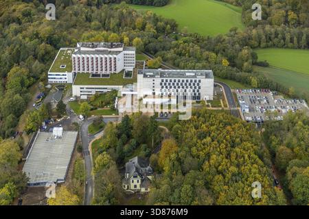 Die Ruhrlandklinik in Heidhausen gehört zum Universitätsklinikum Essen, das der Universität Duisburg-Essen, Essen, Ruhrgebiet, Nordrhein-West zugeordnet ist Stockfoto