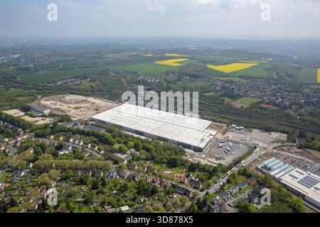 Opel Logistics, ehemals OPEL Werk 2 in Bochum-Langendeer, neues Lagergebäude, Bochum, Ruhrgebiet, Nordrhein-Westfalen, Deutschland, Europa, DE, Stockfoto