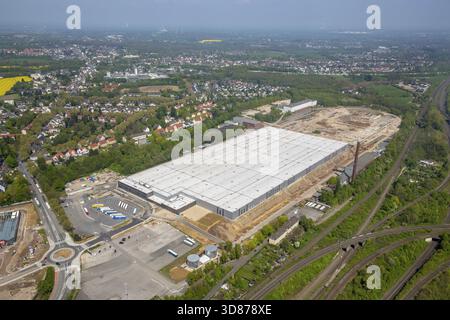Opel Logistics, ehemals OPEL Werk 2 in Bochum-Langendeer, neues Lagergebäude, Bochum, Ruhrgebiet, Nordrhein-Westfalen, Deutschland, Europa, DE, Stockfoto