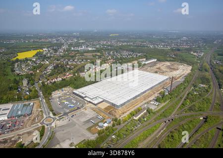 Opel Logistics, ehemals OPEL Werk 2 in Bochum-Langendeer, neues Lagergebäude, Bochum, Ruhrgebiet, Nordrhein-Westfalen, Deutschland, Europa, DE, Stockfoto