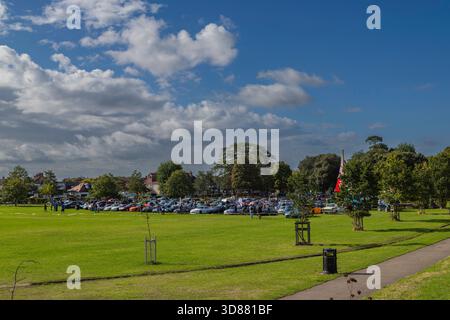 Clevedon Autos und Kaffee sammeln Salthouse Field Clevedon Stockfoto
