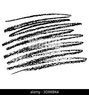 Echte Handgezeichnete Kreide Grunge Textur Stock Vektor