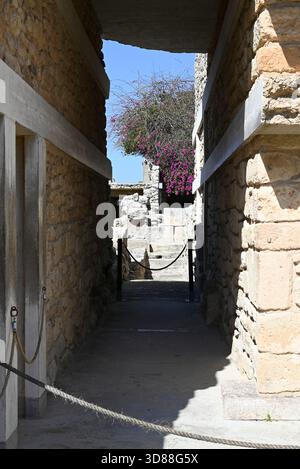 Kretisch-Minoische Archäologische Stätte Knossos, Kreta, Griechenland Stockfoto
