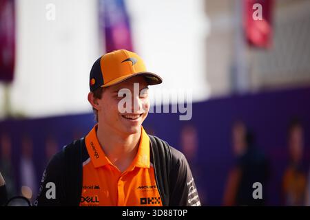 Doha, Katar. November 2025. Oscar Piastri (McLaren Formel-1-Team, 81), QAT, Formel-1-Weltmeisterschaft, großer Preis von Katar, Doha, Lusail, Lusail International Circuit, Samstag, 29.11.2025 Foto: Eibner-Pressefoto/Annika Graf Credit: dpa/Alamy Live News Stockfoto