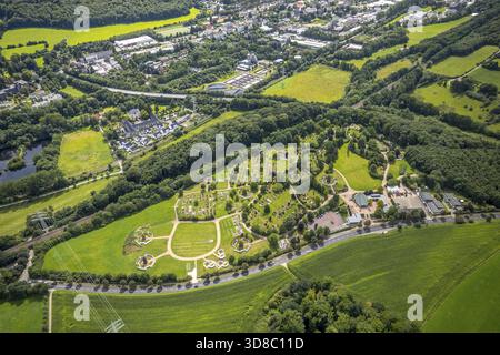 Kommen Sie zentraler. Friedhof, Urnengräber, Urnengrab, Stelgravur, Berchemallee, Gevelsberg, Ruhrgebiet, Nordrhein-Westfalen, Deutschland, DE, Europa, A Stockfoto