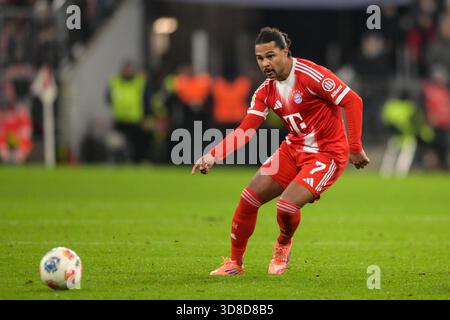 Serge Gnabry (Bayern) München, 29. November 2025, Fußball, Bundesliga, FC Bayern München - FC St. Pauli Hamburg Stockfoto