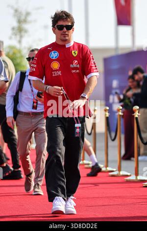 Doha, Katar. November 2025 30. Charles Leclerc (MON) Ferrari. 30.11.2025. Formel-1-Weltmeisterschaft, Rd 23, Großer Preis Von Katar, Doha, Katar, Wettkampftag. Das Foto sollte lauten: XPB/Alamy Live News. Stockfoto