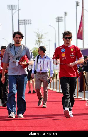 Doha, Katar. November 2025 30. Charles Leclerc (MON) Ferrari. 30.11.2025. Formel-1-Weltmeisterschaft, Rd 23, Großer Preis Von Katar, Doha, Katar, Wettkampftag. Das Foto sollte lauten: XPB/Alamy Live News. Stockfoto