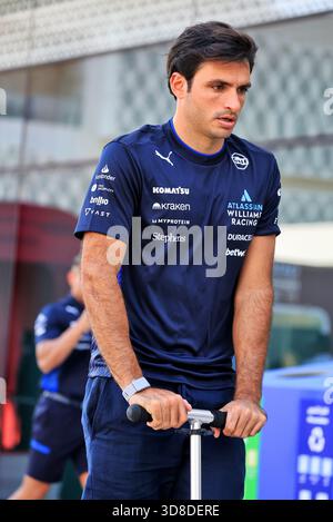 Doha, Katar. November 2025 30. Carlos Sainz (ESP) Atlassian Williams Racing. 30.11.2025. Formel-1-Weltmeisterschaft, Rd 23, Großer Preis Von Katar, Doha, Katar, Wettkampftag. Quelle: James Moy/Alamy Live News Stockfoto