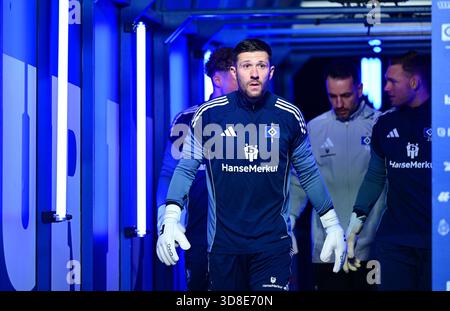Torhüter Daniel Heuer Fernandes (HSV Hamburg) Hamburg, 30. November 2025, Fußball, Bundesliga, HSV Hamburg - Stuttgart Stockfoto