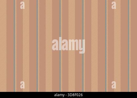 CED-Muster Linien Streifen, Grafik Stoff Textil Vektor. Nahtloser Hintergrund in der Farbpalette Orange und Cyan. Stock Vektor